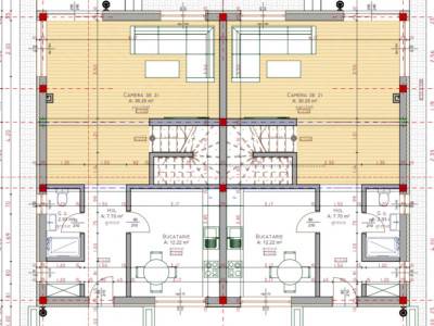 Duplex de vanzare, 5 camere, 120 mp utili, curte 190mp, zona Tauti