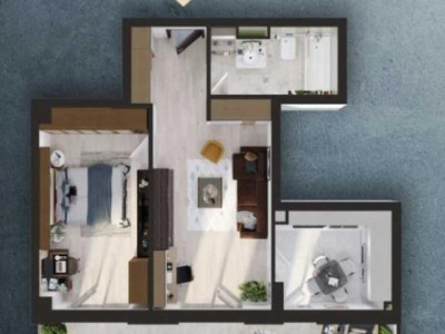 Apartament de vanzare, 2 camere, terasa 15mp, garaj, Elite City