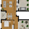 Apartamente in ansamblul nou construit, 3 camere, 2 terase, Cetatii  thumb 5