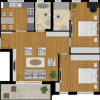 Apartamente in ansamblul nou construit, 3 camere, 64mp, Cetatii  thumb 5