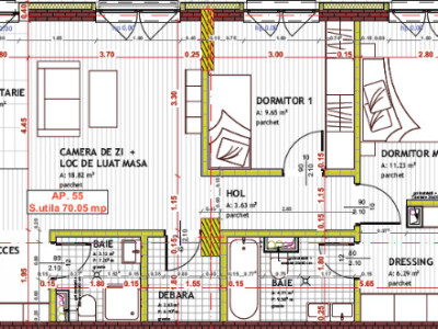 Apartament de 3 camere cu gradina de vanzare, Floresti | Tineretului