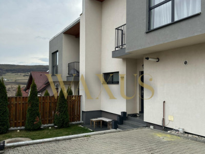 Duplex la cheie de vanzare, 128mp, teren de 260mp, Chinteni