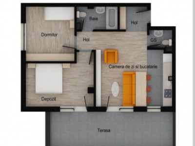 Apartamente de 2 si 3 camere langa Spitalul Regional