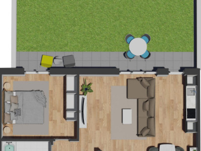 Apartamente semifinisate de 2/3 camere, la 2 minute de VIvo Mall