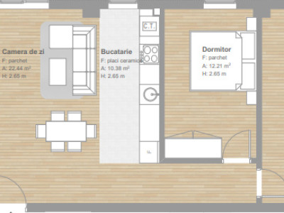 Apartamente finisate la 5 minute de Vivo, 2/3/4 camere, Floresti