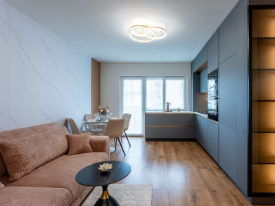 Apartament lux 3 camere, 54mp, terasa, parcare subterana, zona Terra, Floresti