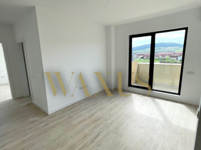 Apartament finisat lux, 50mp, terasa 20mp, parcare, Floresti/Somesului