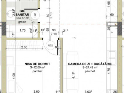 Apartamente finisate de 2/3 camere, 45mp / 55mp. Eroilor, TVA INCLUS