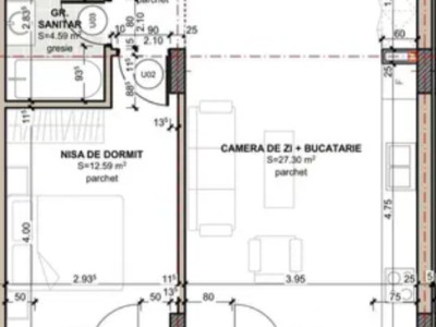 Apartament 2 camere, terasă spațioasă, garaj, Eroilor / Florești