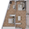 Apartament 2 camere 65,5 mp, parcare subterana, zona semicentrala thumb 8