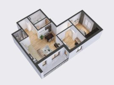 Apartamente de 3/4 camere, 74mp / 100mp, ansamblu exclusivist, Vivo