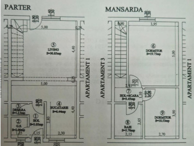 Casa tip Triplex la pret de apartament! 84mp, gradina,parcare, Eroilor