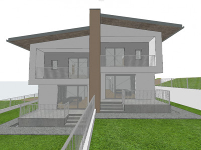 Duplex deosebit de vanzare, semifinisat, 185mp, 275mp, Tautiului