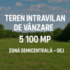 Teren intravilan 5.113 mp, semicentral Dej, front 30 m, utilități thumb 1