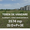 Teren intravilan de 3574mp /  S-D+P+3t/ Florești / Semicentral  thumb 1