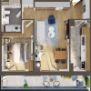 Apartament semifinisat - 2 camere I 54mp I Balcon I Parcare - Fabricii thumb 6