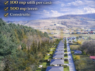 Casa pe un nivel - SU 100mp I ST 500mp I 4 camere - Popesti