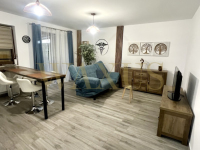 Apartament de 2 camere, terasa acoperita 46 mp, parcare subterana, boxa 