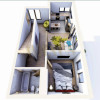 Apartament pe 2 Niveluri - SU 100MP I 3 Balcoane - zona Pod IRA  thumb 2
