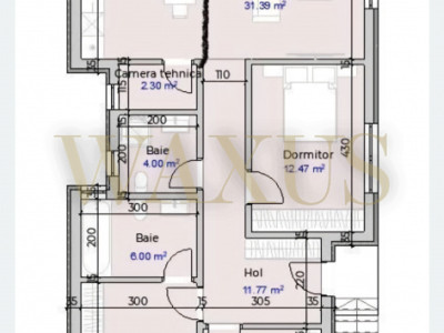 Casă nouă parter 3 dormitoare + living mare, 105 mp, teren 570 mp, Dej