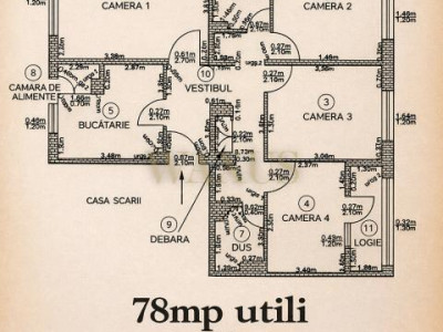 Apartament Decomandat - SU 78MP I Balcon I Etaj Intermediar - Manastur