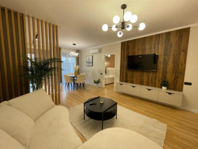 Apartament 2 camere,  55 mp, balcon 9 mp, nou și complet amenajat – Tineretului.