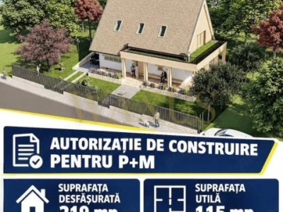 Teren intravilan de vânzare în Chinteni 480 mp, cu autorizație de construire